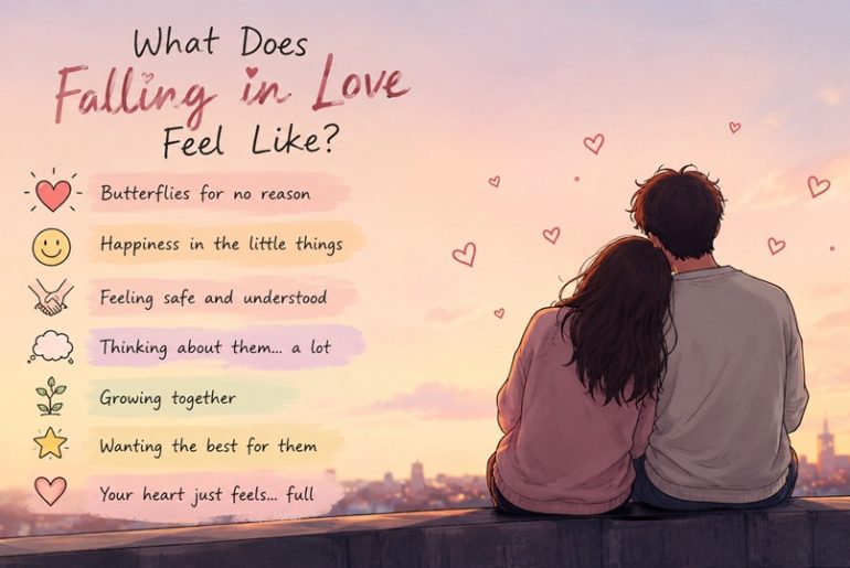what does falling in love feel like
